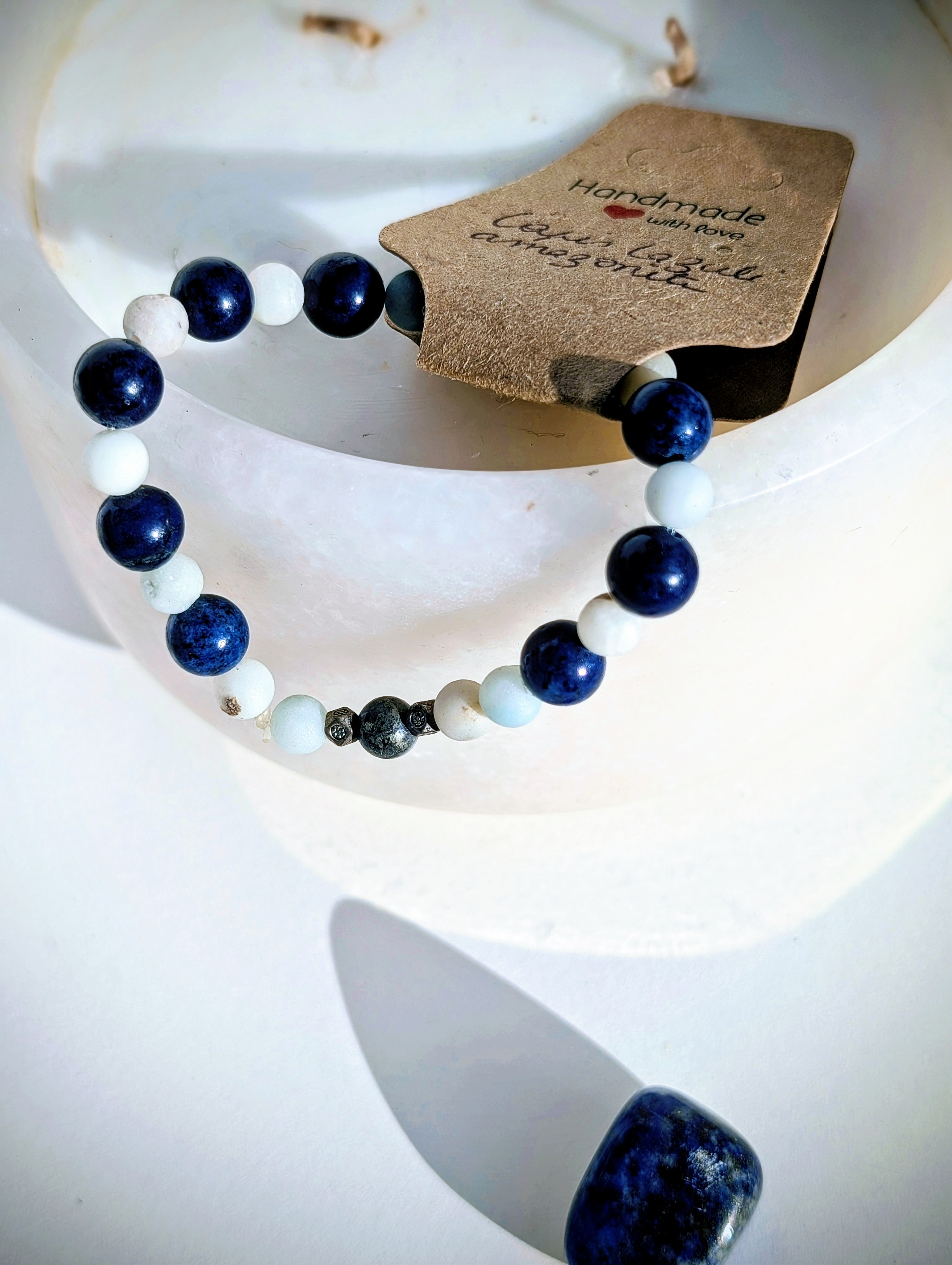Bracelet lapis lazuli - vue secondaire